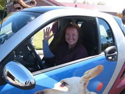 Nakia Ritchie was selected as the second Smart Car winner in Hill's Drive Nutrition Sweepstakes.