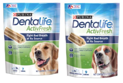 Purina DentaLife ActivFresh daily oral care chews