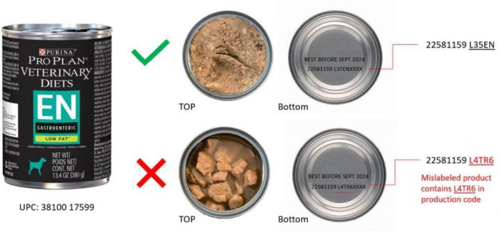 Purina Pro Plan Recall