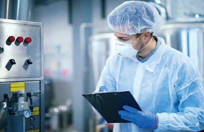 Person-in-a-plant-in-PPE