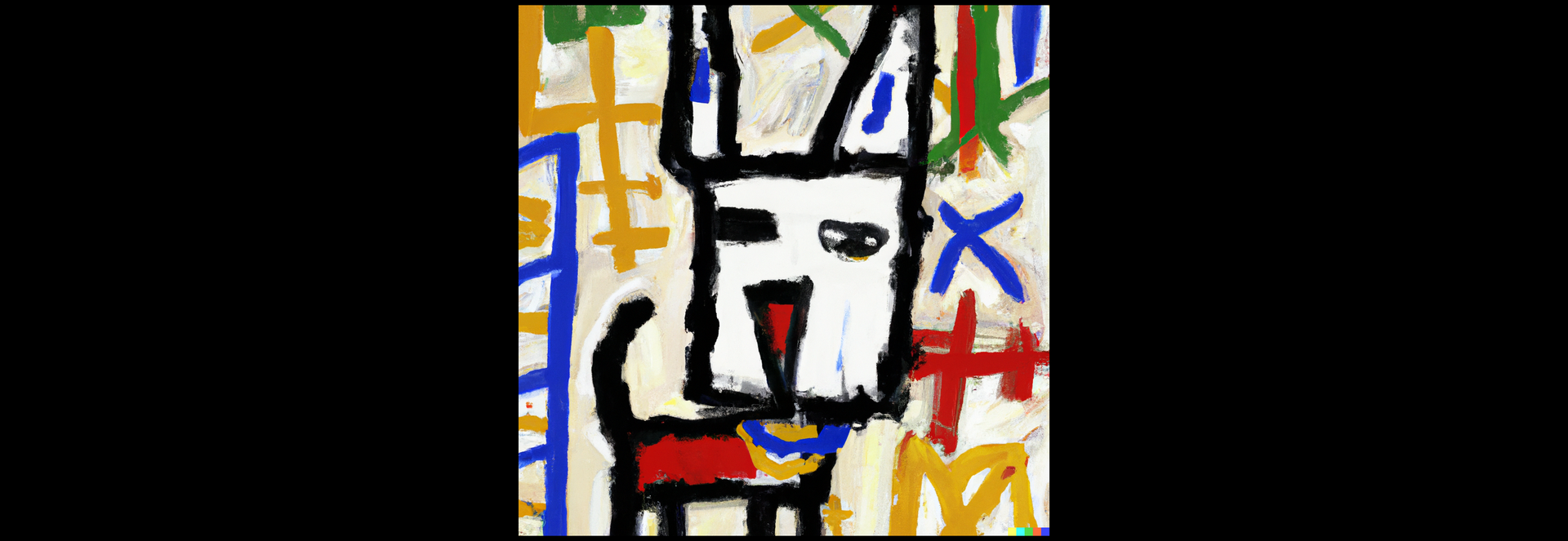 Dall&centerdot;e 2023 05 18 14 01 59 Basquiat Painting Of A Dog