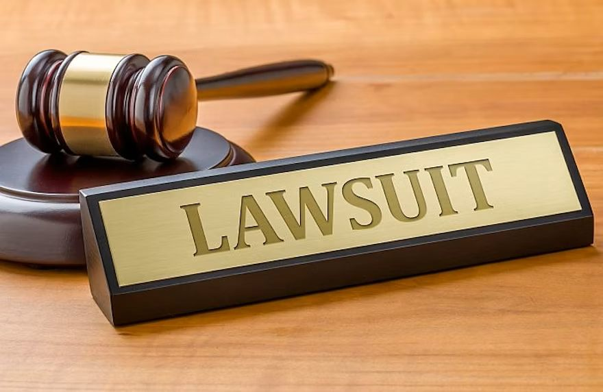 Pfi lawsuit Legal Gavel Name Plate