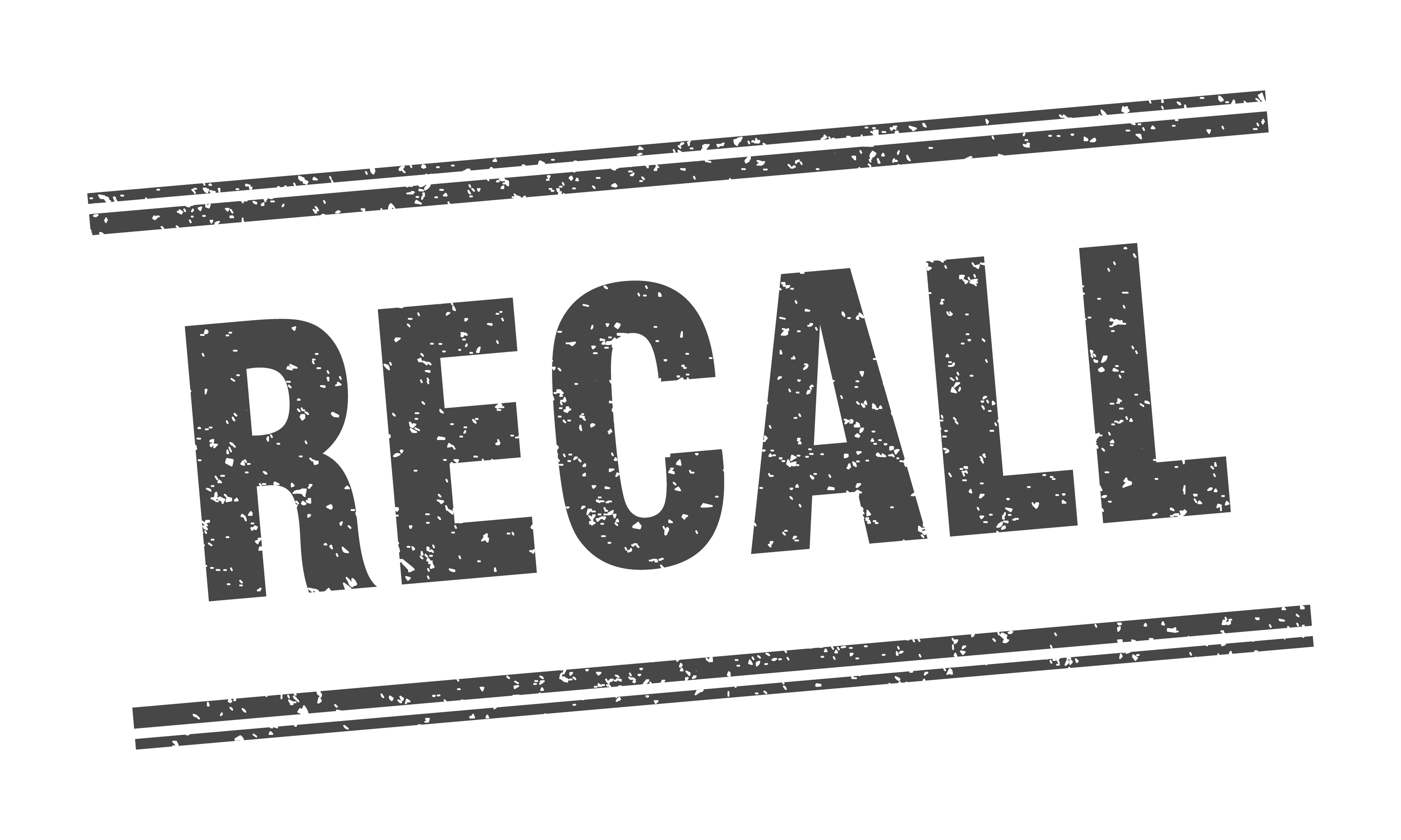 Recall Stamp Black