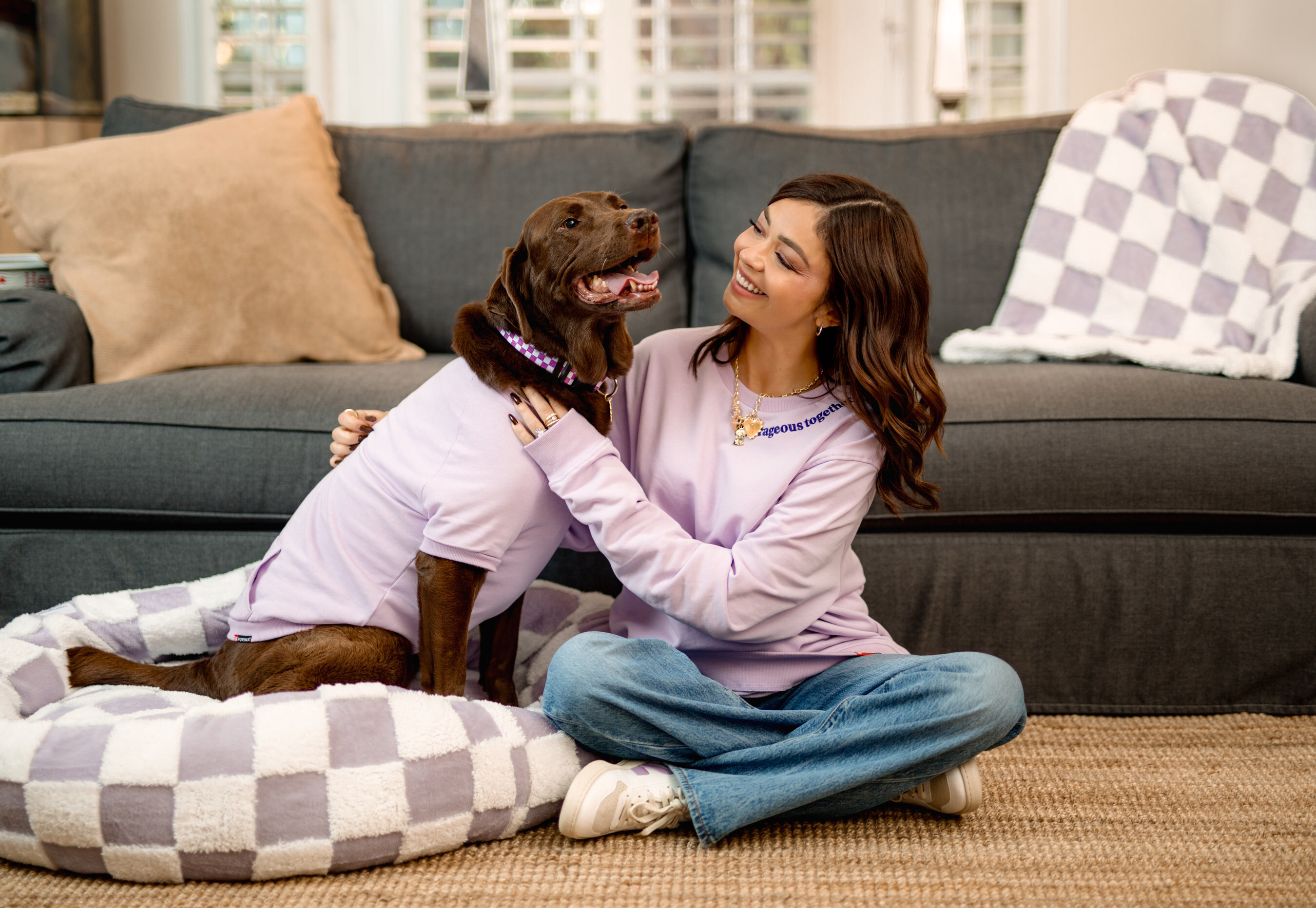 Purina has partnered with Sarah Hyland to launch a limited-edition collection to support domestic abuse survivors and their pets.