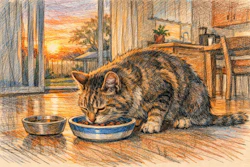 Alimentação Gatos Hidratação
