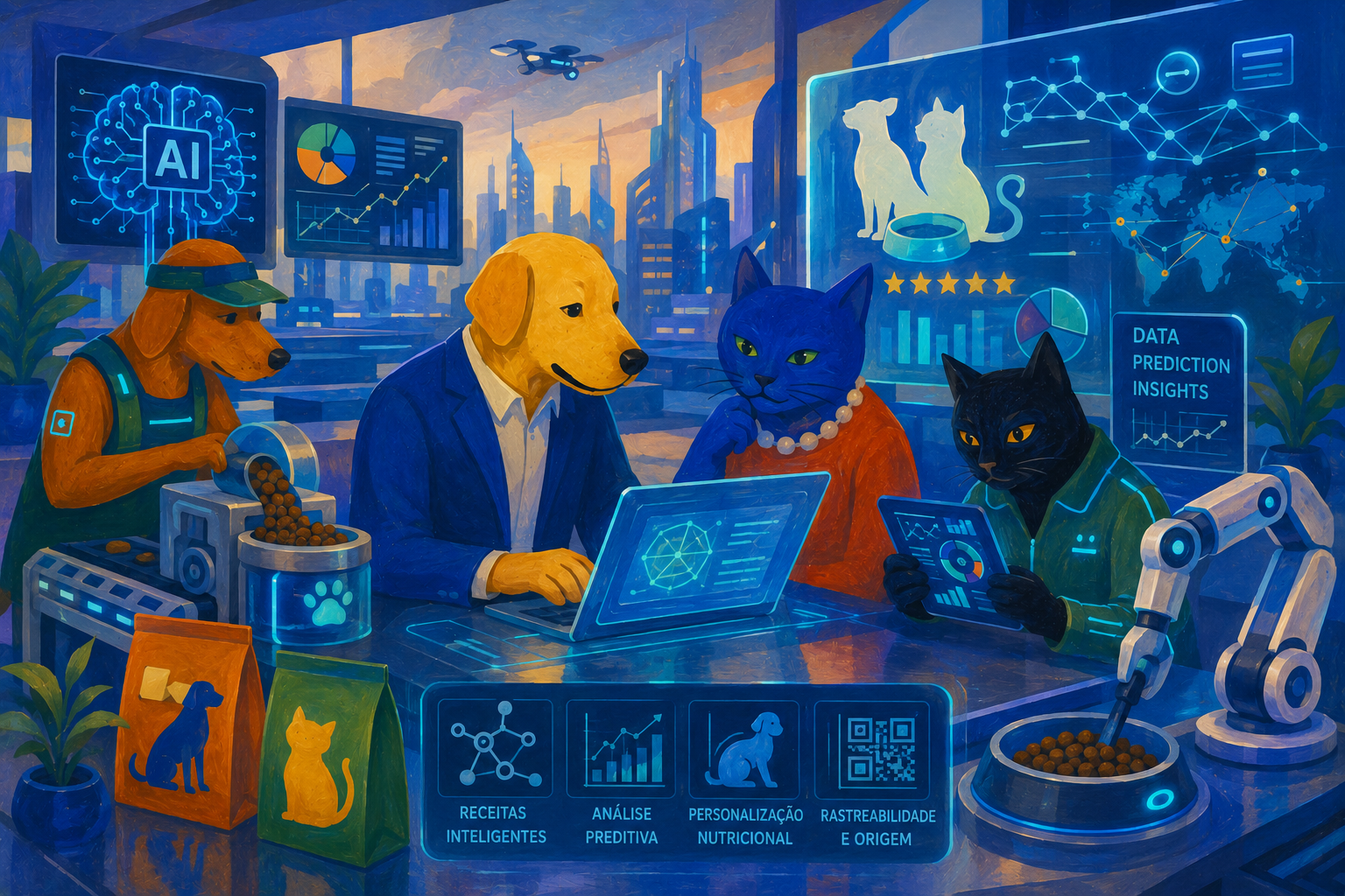 Ia Na Ind&uacute;stria De Pet Food Brasileira