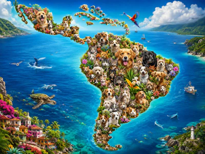Latin America Map ctp Vg X5i Rp