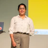 Sahiba Puri, gerente global de pet care da Euromonitor International, na abertura do Petfood Forum Europa 2026.