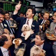 1980s Photo Of A Stock Brokers On The New York Stock Exchange Floor pc Px1 Zx1 Nx