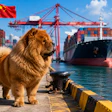 A Chow Chow Standing In A Port In China u8u J Ui Khe9