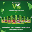 Linha Vie, da Pet Nutrition, com oito sabores de petiscos naturais em embalagens de 50 g.